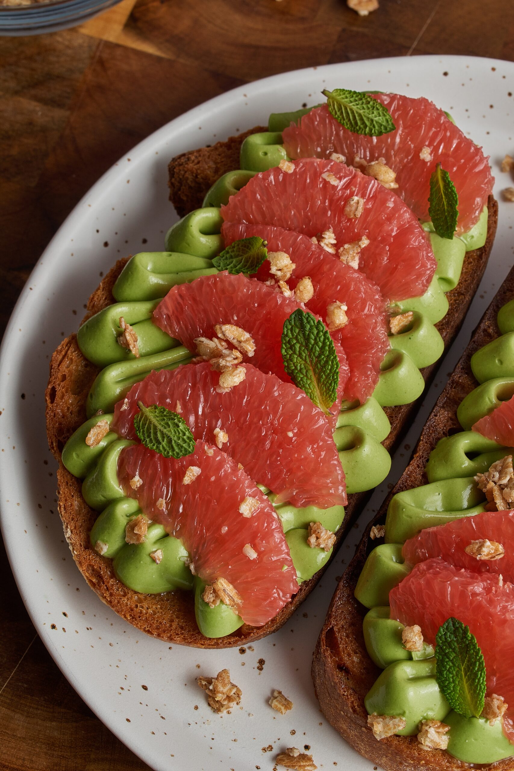 Matcha Florida Grapefruit Toast By Eric Chou