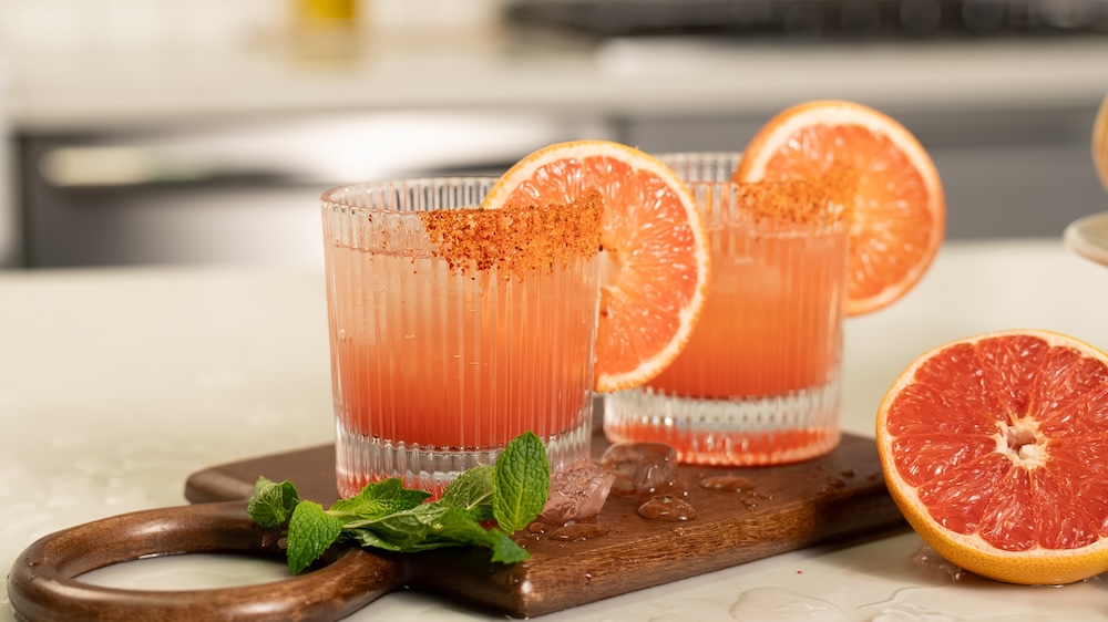 Florida Grapefruit and Watermelon Fizz