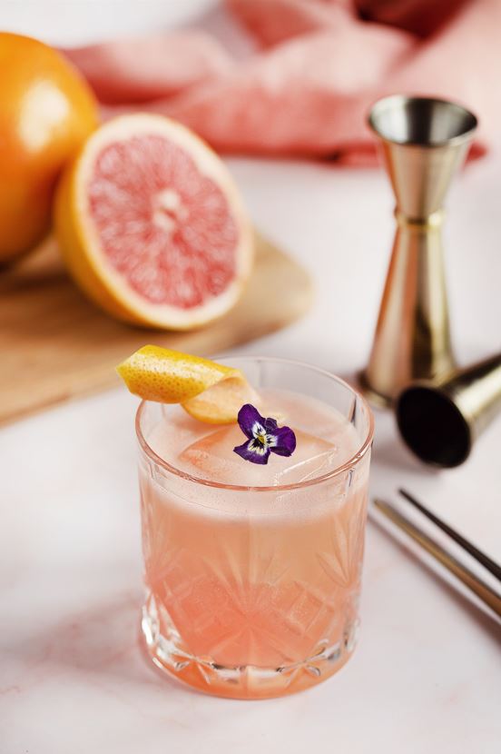 Florida Grapefruit And Pear Mocktail