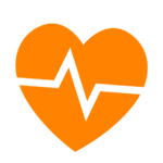 orange heart icon