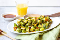 Orange and Honey Glazed Brussels Sprouts 