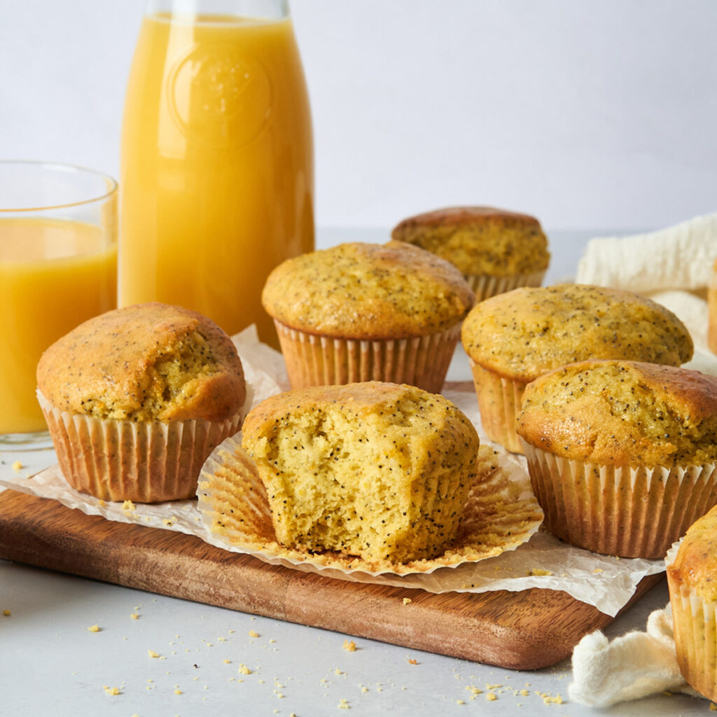 Orange Poppyseed Muffins