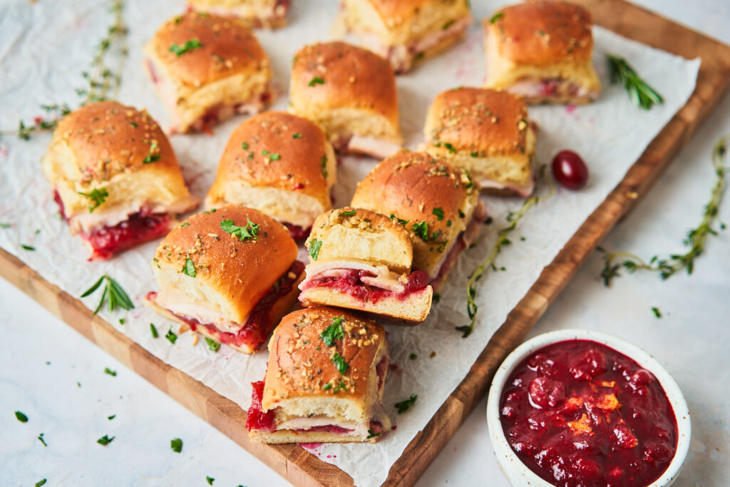 Cranberry Orange Turkey Sliders