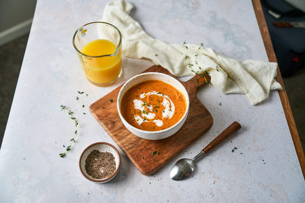 Florida Orange Juice Pumpkin Soup