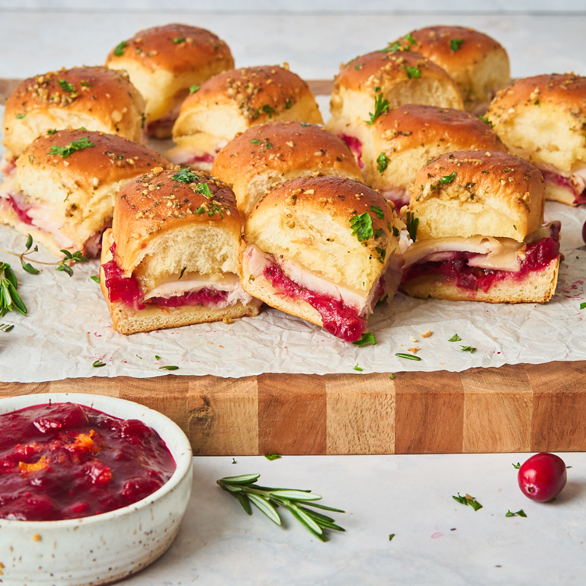 Cranberry Florida Orange Juice Sliders
