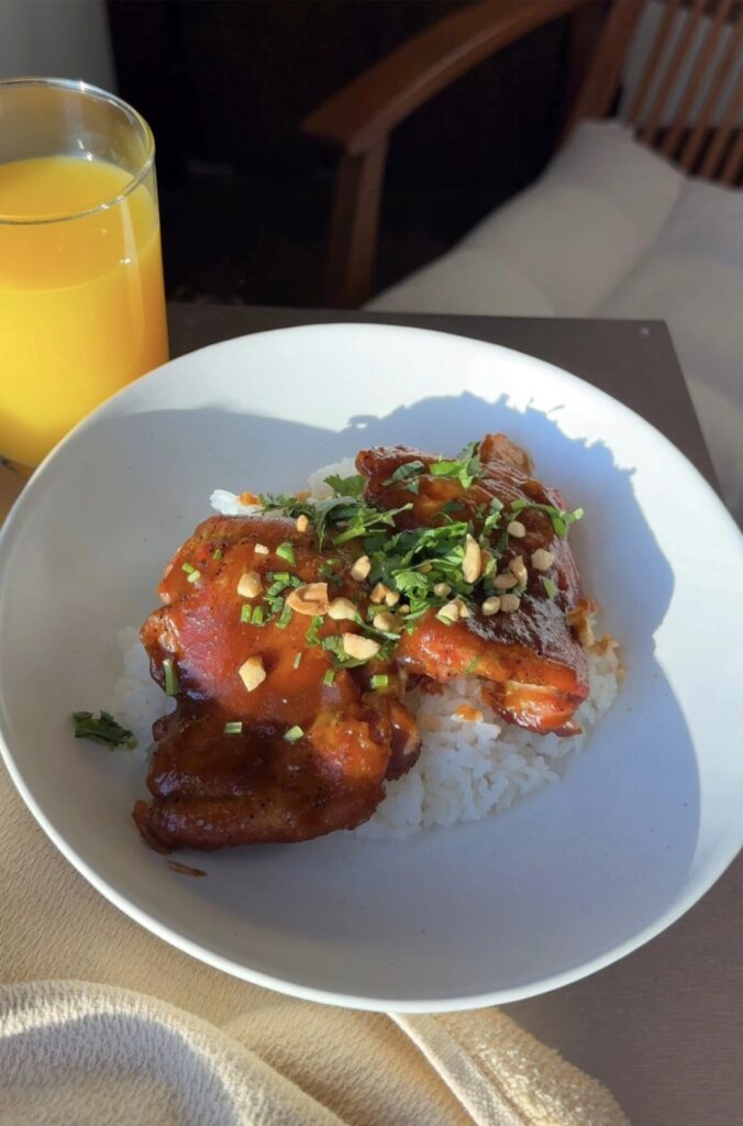 Thai Orange Peanut Chicken