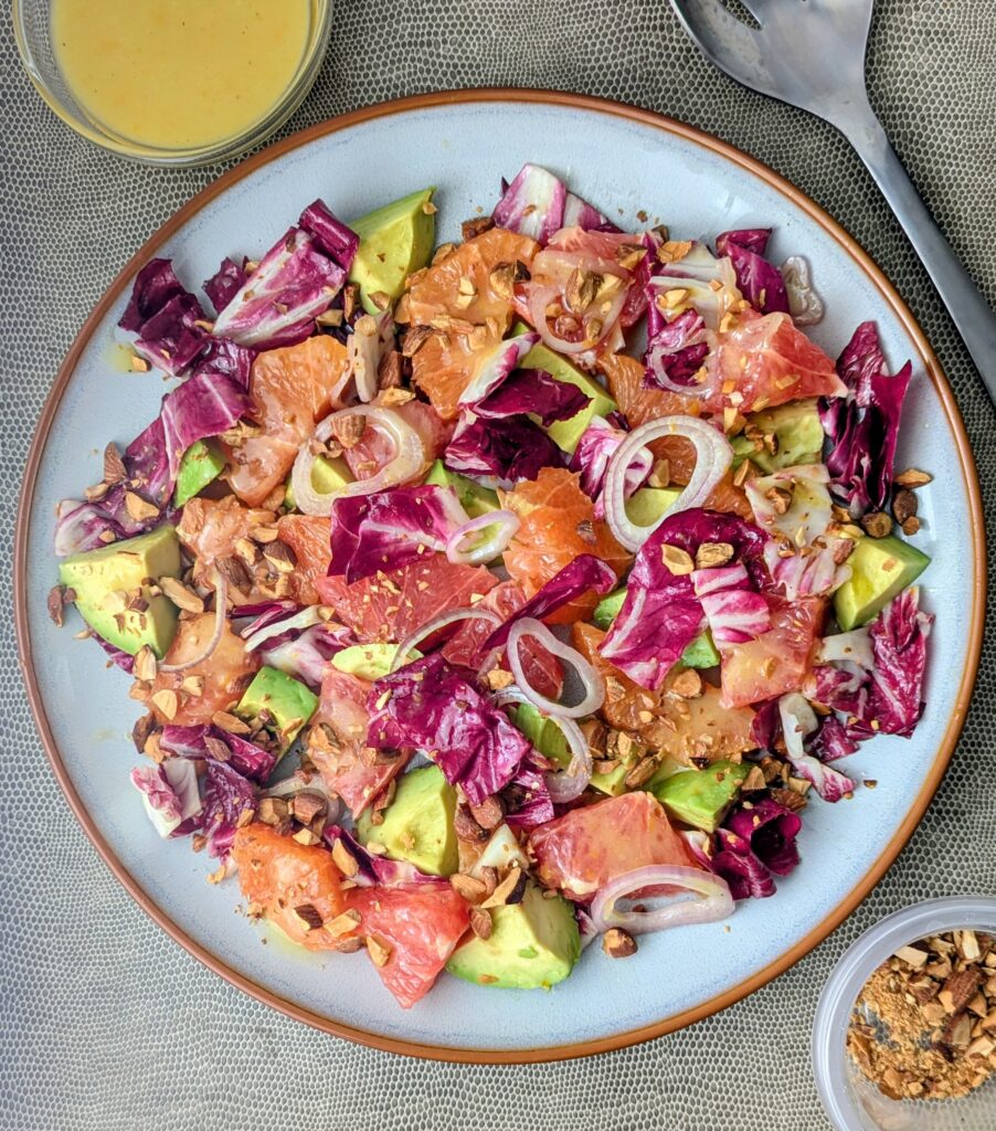 Citrus and Avocado Salad with Orange Ginger Vinaigrette